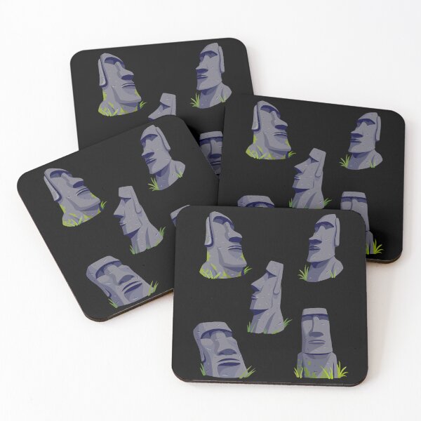 Item preview, Easter Island Moai Heads designed and sold by ArtisShops.