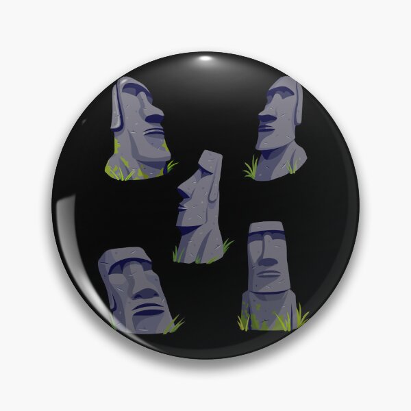 Item preview, Easter Island Moai Heads designed and sold by ArtisShops.