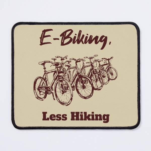 Item preview, E-biking, less hiking - Dirt biking - Gravel biking - E biking - Electric bike - ebikes - Electric bicycle designed and sold by JansenGS.