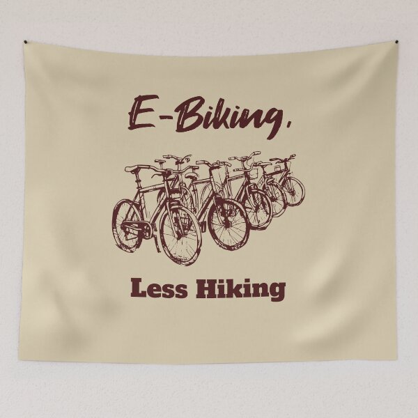 Item preview, E-biking, less hiking - Dirt biking - Gravel biking - E biking - Electric bike - ebikes - Electric bicycle designed and sold by JansenGS.