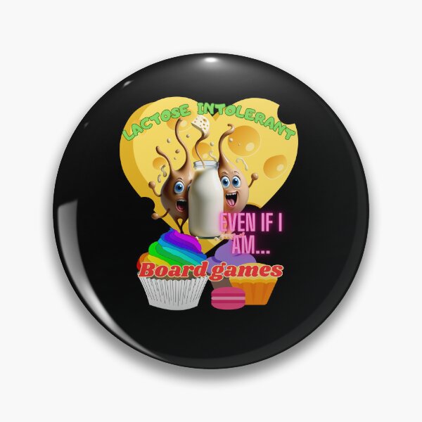 Item preview, LACTOSE INTOLERANT EVEN IF I AM BOARD GAMES designed and sold by carlos crane.