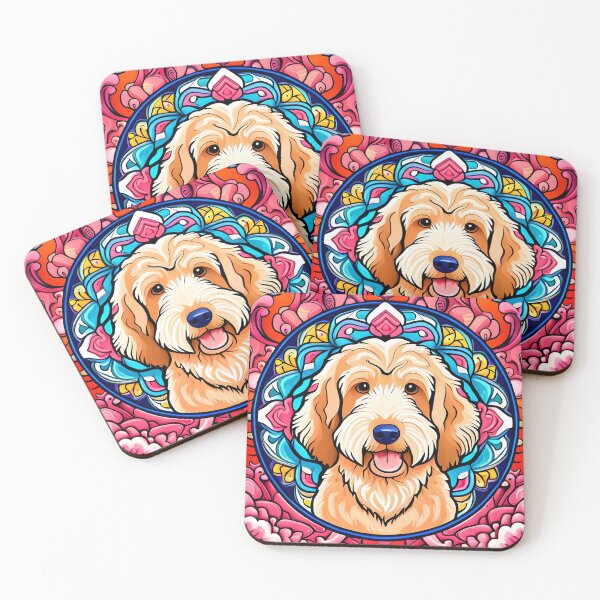 Artikelvorschau, Labradoodle Psychedelischer Jugendstil entworfen und verkauft von typogracat.