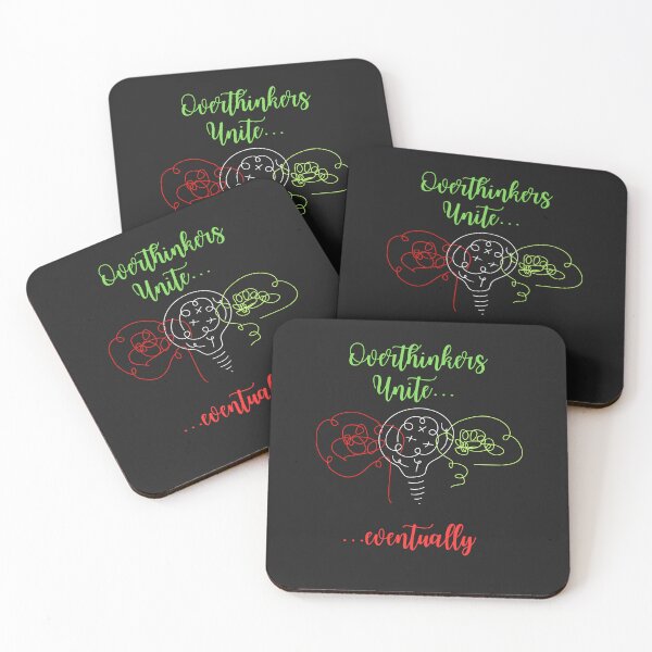 Item preview, Overthinkers Unite... eventually designed and sold by SarcasticMeByMo.