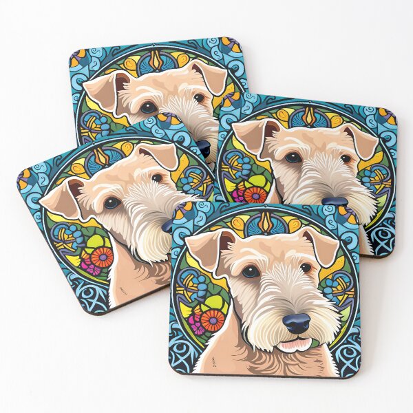 Item preview, Lakeland Terrier Art Nouveau designed and sold by typogracat.