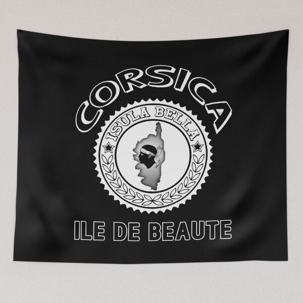 Item preview, Corsica Ile De Beaute Corsica Map Isula Bella Corse France France Corsica designed and sold by Trenddesigns24.