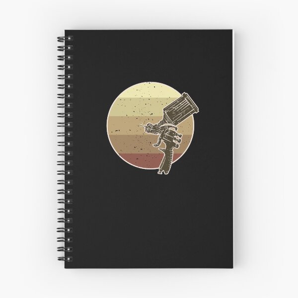 Item preview, Auto Body Painting Paint Spray Gun round retro distressed design for Car painters  designed and sold by venomousvector.