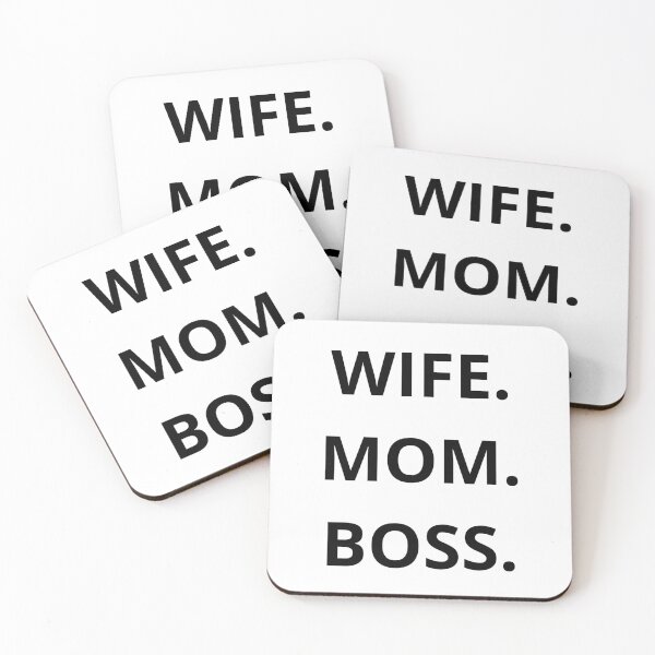 Item preview, Wife. Mom. Boss. designed and sold by MagoDelDiseno.