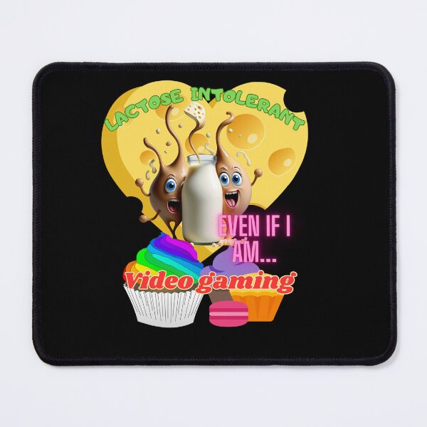 Item preview, LACTOSE INTOLERANT EVEN IF I AM VIDEO GAMING designed and sold by carlos crane.