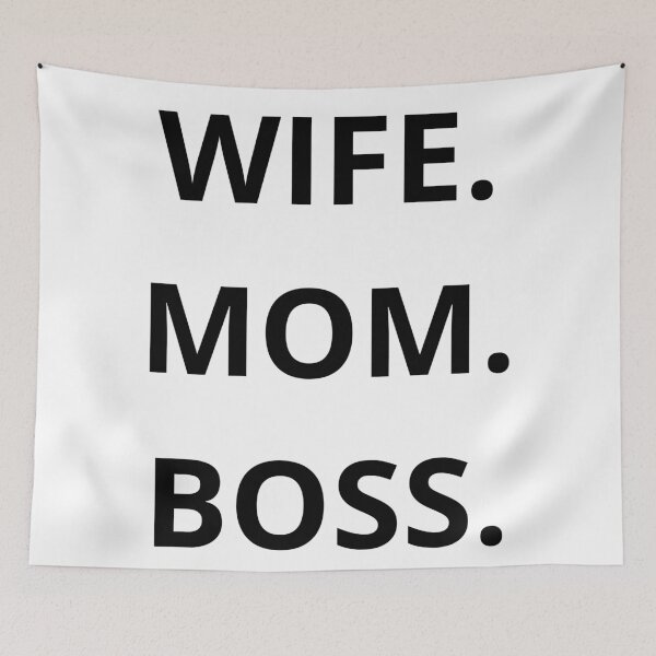 Item preview, Wife. Mom. Boss. designed and sold by MagoDelDiseno.