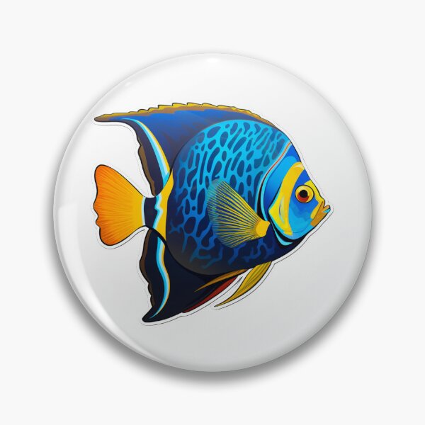 Item preview, Blue angelfish designed and sold by DiveIntoDesigns.