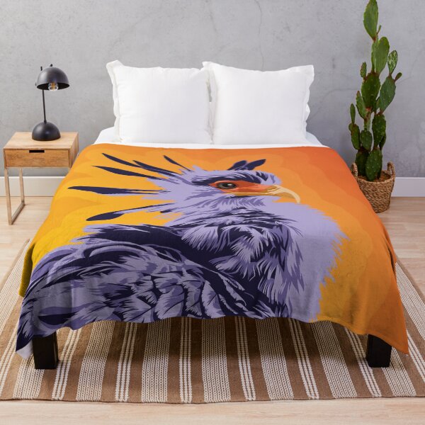 Item preview, Secretarybird portrait designed and sold by Captain Chromatic.