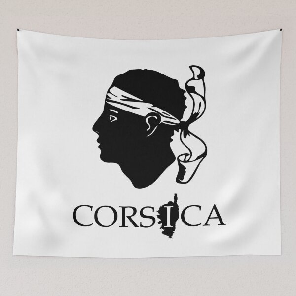Item preview, Corsica Ile De Beaute Corsica Map Isula Bella Corse France France Corsica designed and sold by Trenddesigns24.