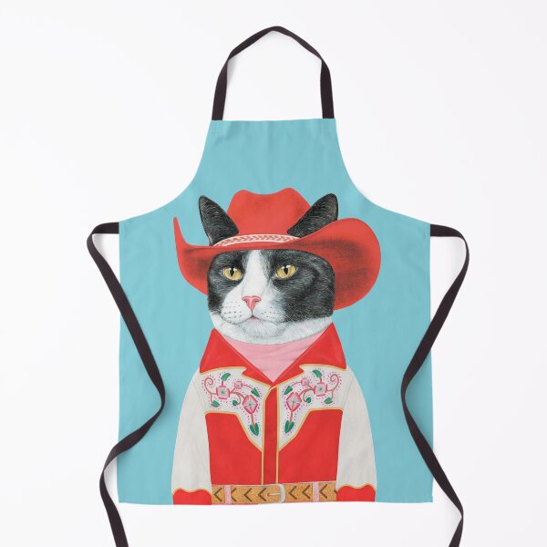 Item preview, Tuxedo Cat Cowboy designed and sold by AnimalCrew.