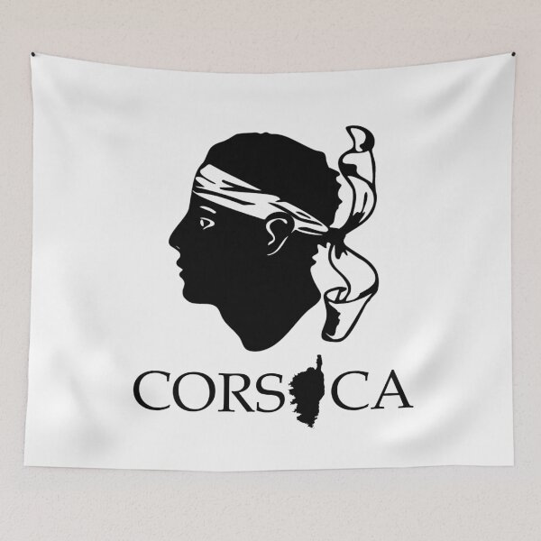 Item preview, Corsica Ile De Beaute Corsica Map Isula Bella Corse France France Corsica designed and sold by Trenddesigns24.