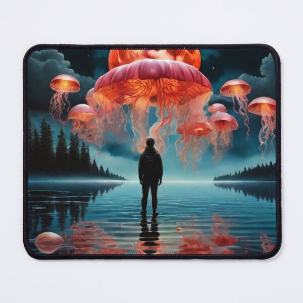 Item preview, Jellyfish in space designed and sold by GadiDesignArt.
