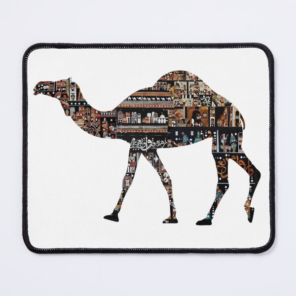 Item preview, Collaged camel with original artwork designed and sold by gungalito.