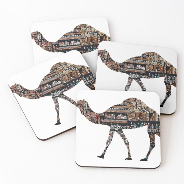 Item preview, Collaged camel with original artwork designed and sold by gungalito.