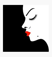 Girl with a beauty spot Photographic Print