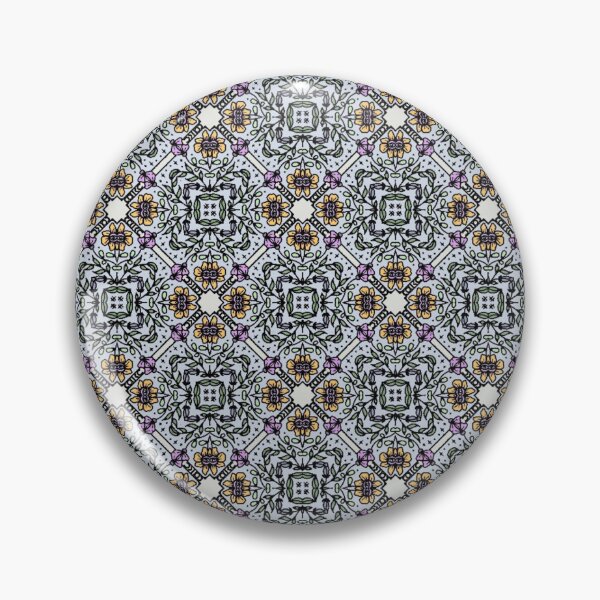 Item preview, hand drawn tessellations of a garden designed and sold by ritusdesigns.