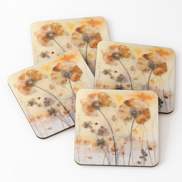 Item preview, Encaustic wax and watercolor flower, fungi and grasses 11 designed and sold by EmilyDayDreams.