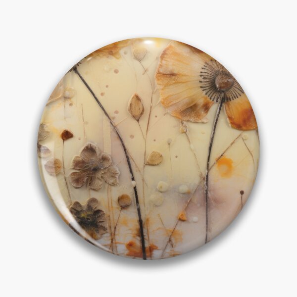 Item preview, Encaustic wax and watercolor flower, fungi and grasses 11 designed and sold by EmilyDayDreams.