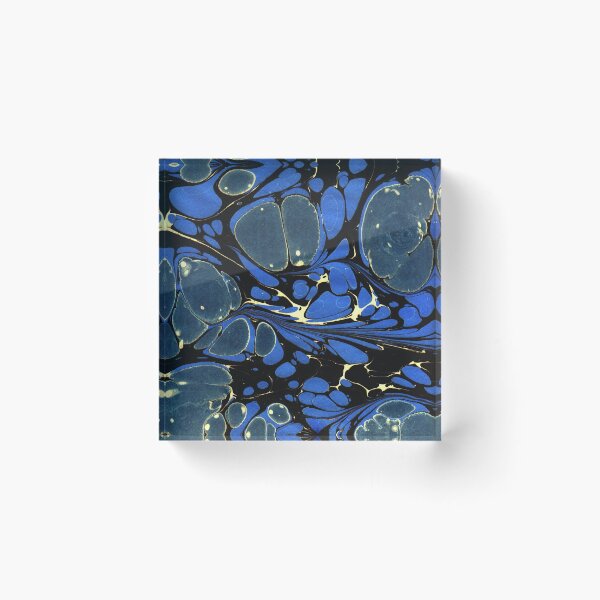 Item preview, marbling art red tulip drawing pattern designed and sold by melektesla.