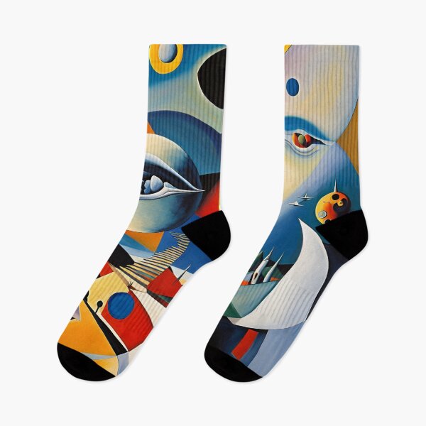 Item preview, A Surreal Symphony of Color: Exploring Abstract Cubism designed and sold by artmanikin.