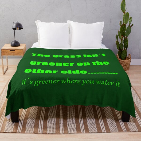 Item preview, The Grass Is Greener Where You Water It designed and sold by taiche.