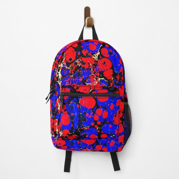 Item preview, marbling art red tulip drawing pattern designed and sold by melektesla.