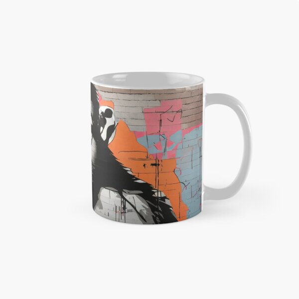 Item preview, Monkey on wall street art banksy popart designed and sold by martin max.