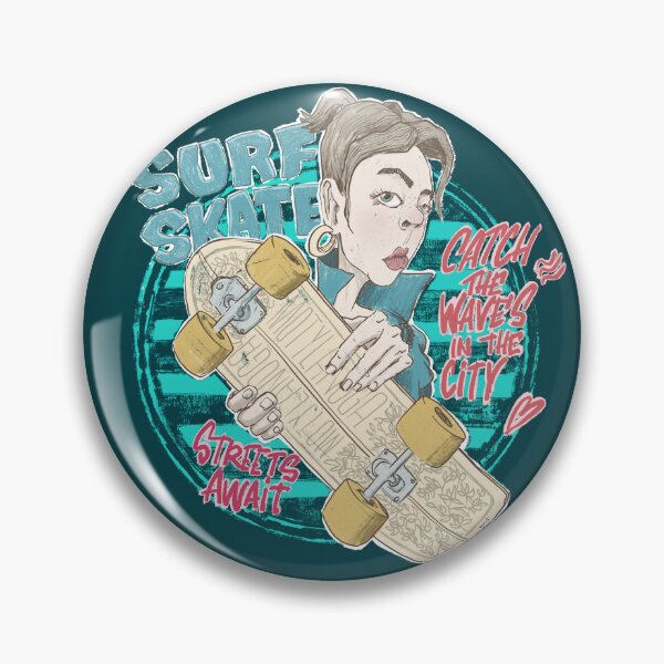 Item preview, Surf skate - streets await designed and sold by motylanoga.
