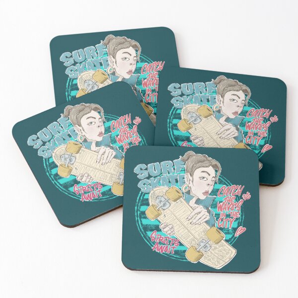 Item preview, Surf skate - streets await designed and sold by motylanoga.