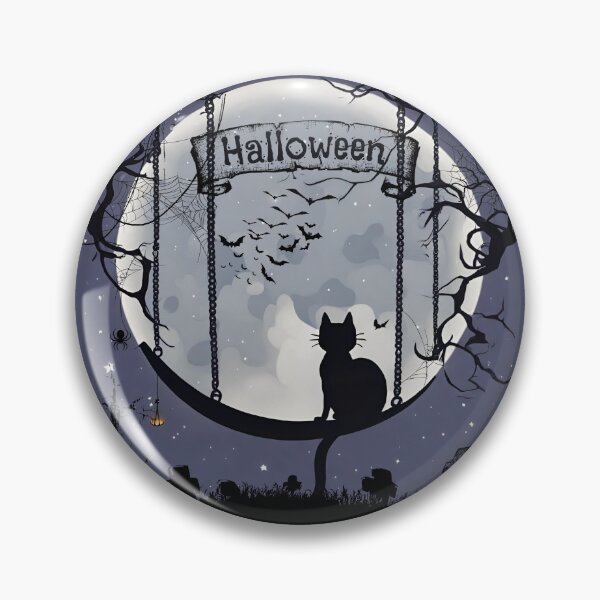 Item preview, ฺBlack cat in Halloweenday designed and sold by IDEON-23.