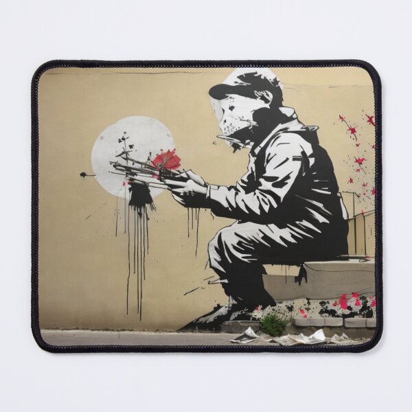 Item preview, Graffiti Dreams Banksy destroyer flower designed and sold by martin max.