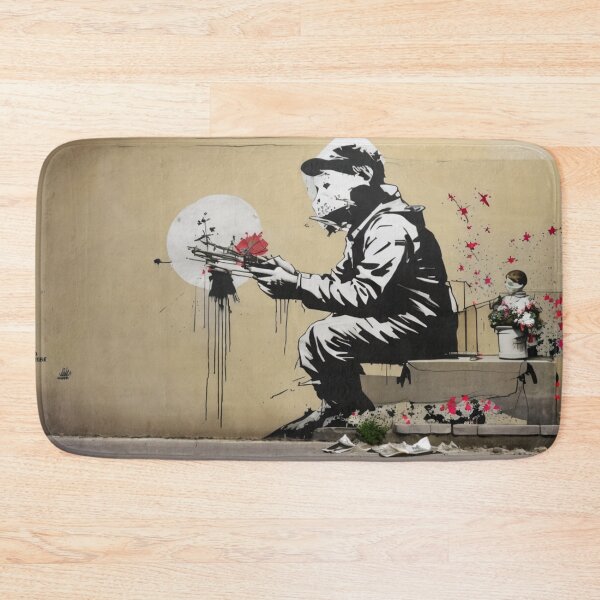 Item preview, Graffiti Dreams Banksy destroyer flower designed and sold by martin max.