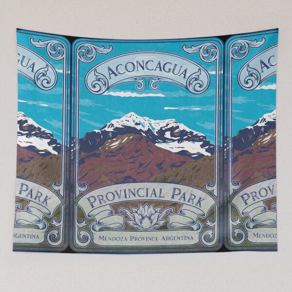 Item preview, Aconcagua Provincial Park Argentina Vintage designed and sold by JordanHolmes.