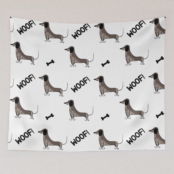 Item preview, Dapple Dachshund Sausage Dog designed and sold by Hic21.
