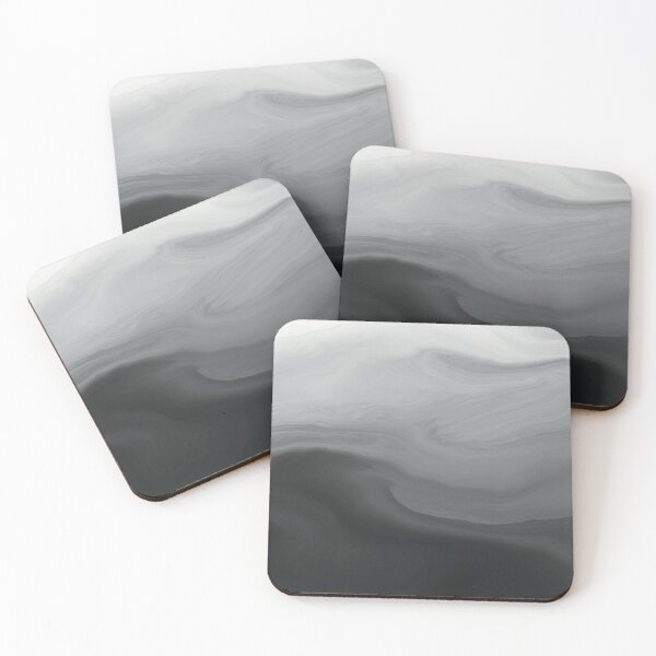 Item preview, Black and white mountains designed and sold by Abstract Flow Studio.
