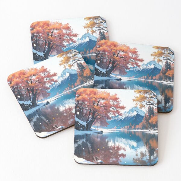 Item preview, Winter River Landscape designed and sold by cyriledoesaiart.