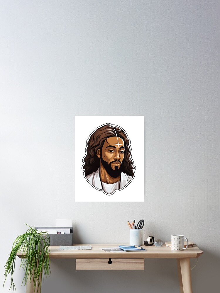applebum A1 poster “BLACK JESUS (RED)” Black Jesus Posters for Sale | Redbubble