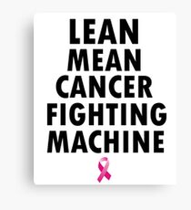 Funny Unique Breast Cancer T-Shirt Ideas Canvas Print