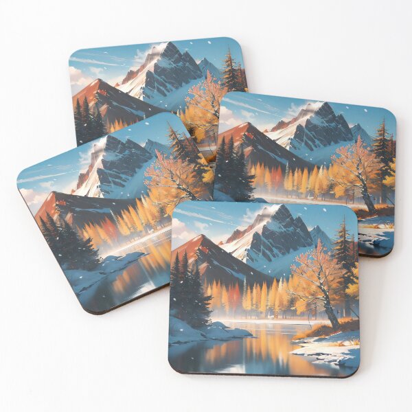 Item preview, Winter Lake Landscape designed and sold by cyriledoesaiart.