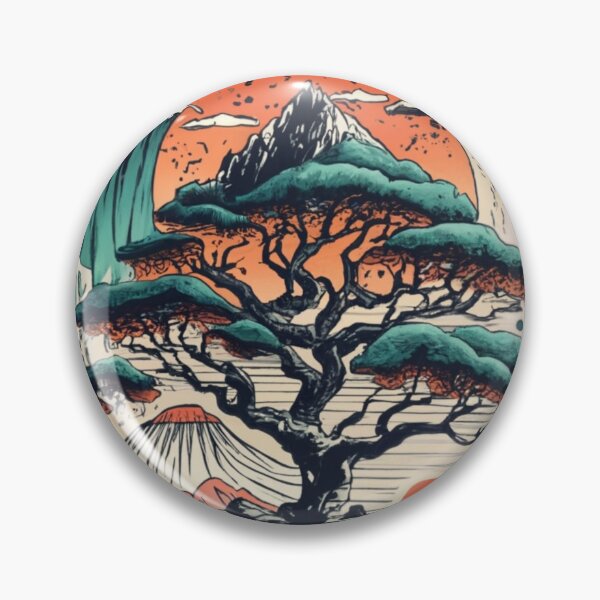Item preview, Japanese style sunset 2 designed and sold by rayo-art.