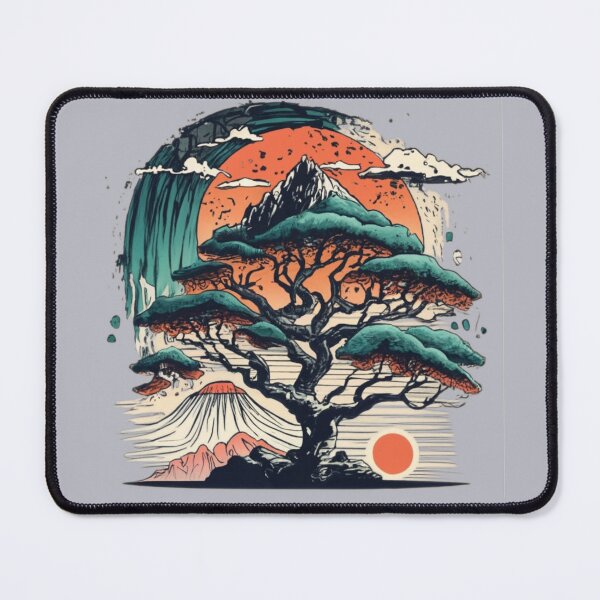 Item preview, Japanese style sunset 2 designed and sold by rayo-art.