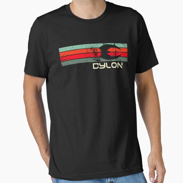 Retro Cylon Raider - Battlestar Galactica Essential T-Shirt