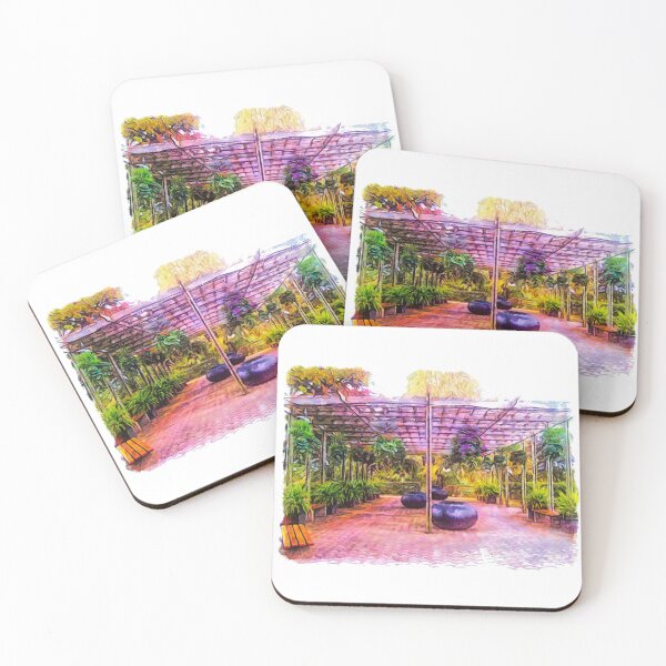 Item preview, Hanging Under The Pergola designed and sold by Leslie Montgomery Art.