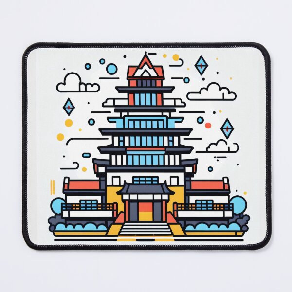 Item preview, Modern Geometric Castle designed and sold by cyriledoesaiart.
