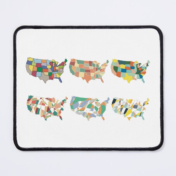 Item preview, USA Map Poster — Modern Minimal Art designed and sold by iampaulmorris.