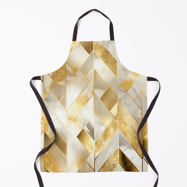 Artikelvorschau, Geometrischer Farbverlauf aus Gold und Silbermarmor entworfen und verkauft von Vic Torys ☆.