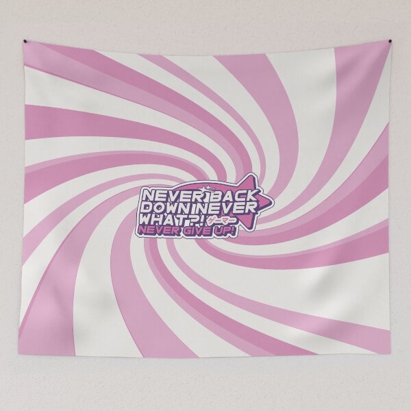 Item preview, Never Back Down Never What?! y2k (Cringe Gamer) designed and sold by Ashley Castleton.